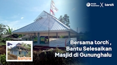 Aksi Nyata! Bantu Selesaikan Masjid di Gununghalu