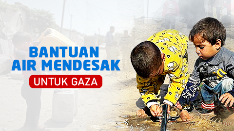 Sedekah Air Gaza: Sejenak Obati Luka & Dahaga Mereka