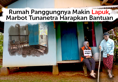 Rumah Panggungnya Makin Lapuk, Marbot Tunanetra Harapkan Bantuan