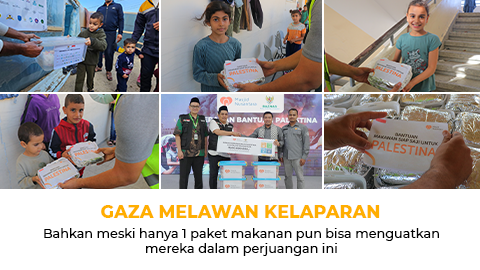 Berkah Berbagi Paket Makanan untuk Palestina